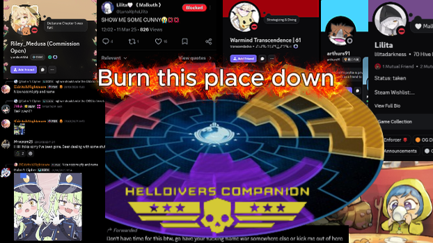 The Helldivers Companion app has a Pedophile problem #Helldivers