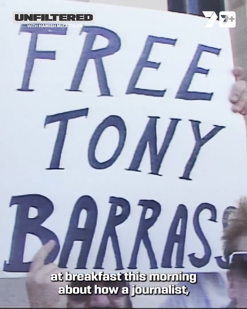 Have you heard the story about why Tom Barrass' dad went to jail 😳 Tune in after The Front Bar - Wednesdays at 8.30pm 🏆🏅 tonight for the full Unfiltered episode!