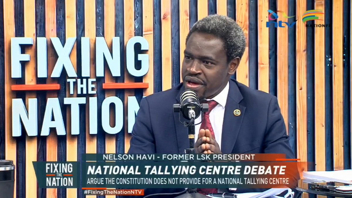 Nelson Havi: There's no Bomas in the Constitution. #FixingTheNationNTV