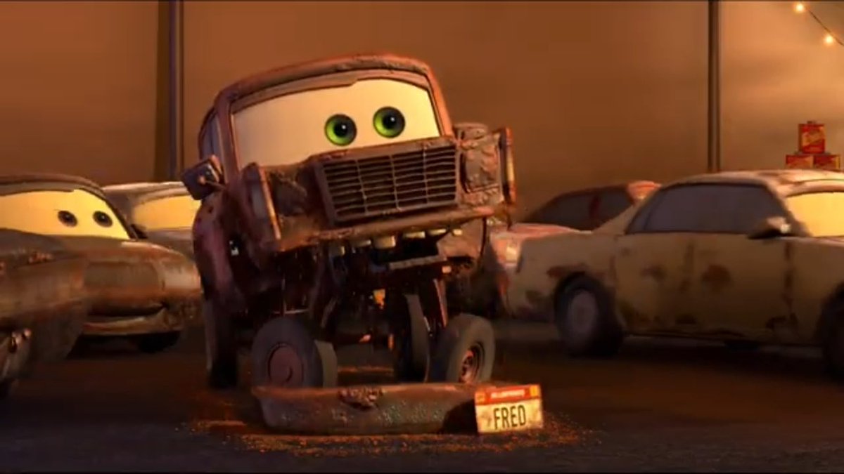 I loved how McQueen hates Rusty Cars despite that the Rusty Cars and the owners are nothing but kind to Lightning.