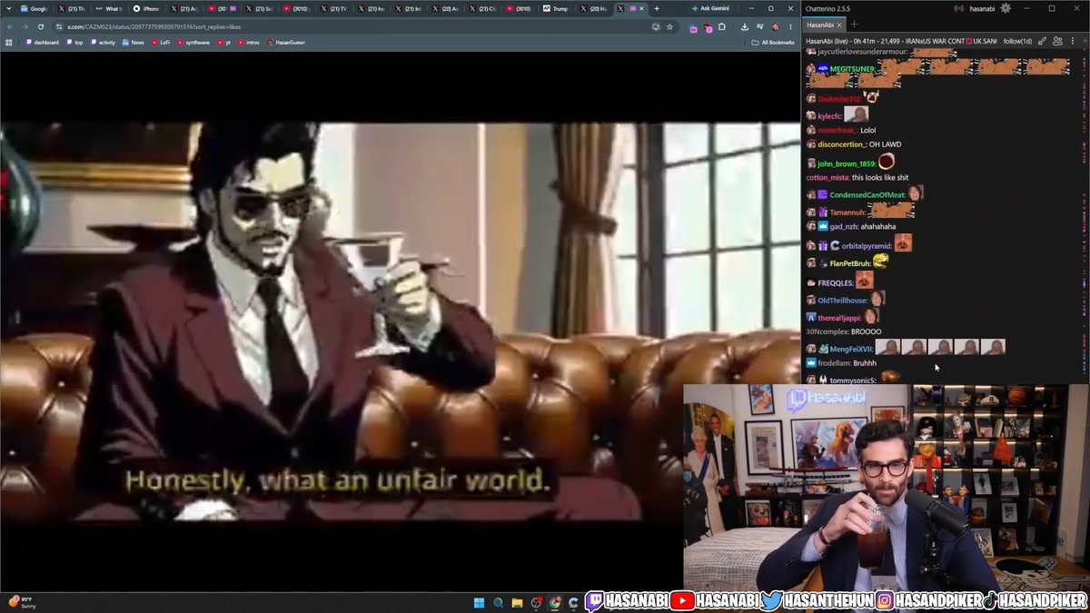 hasan piker hates Zack so much he couldn't even stomach watching his scene. lmao