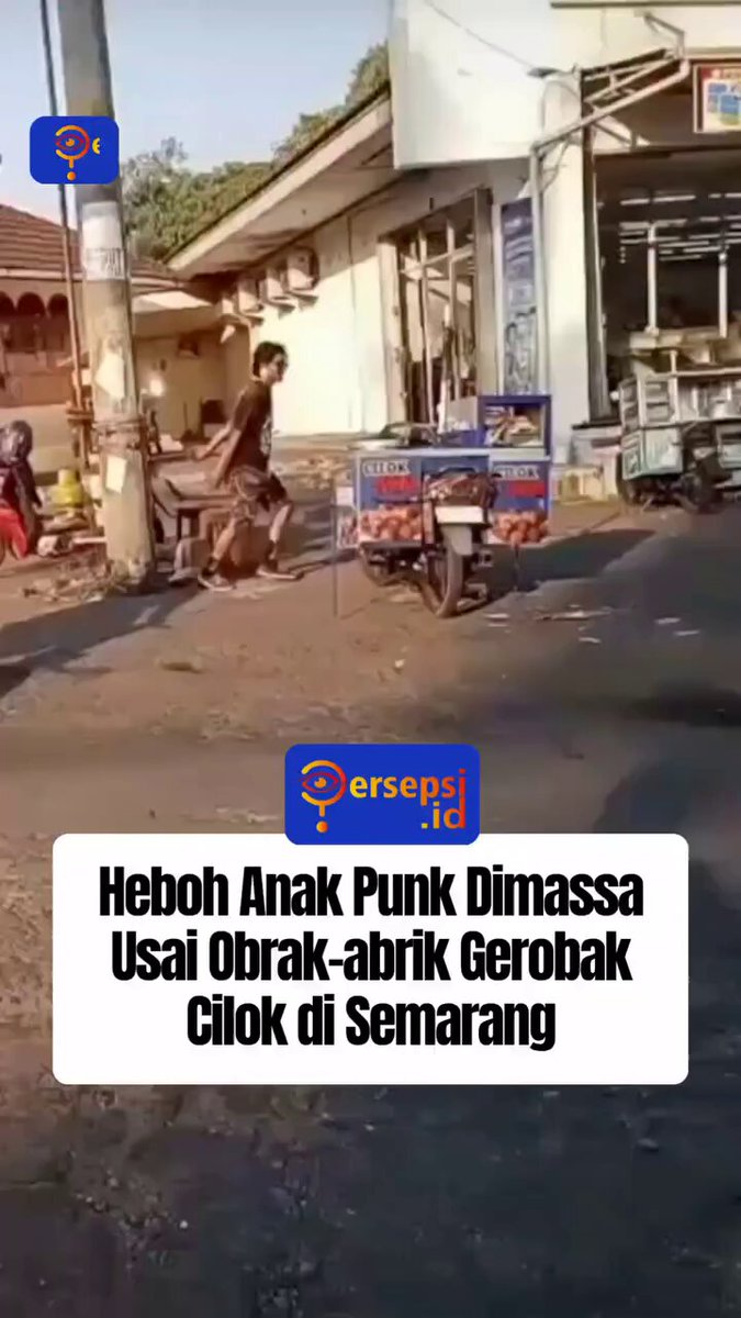 Loe boleh ngepunk, tapi loe inget hidup loe udah hancur berantakan masih ada cari masalah, itu dagangan rakyat kecil kamu amuk, giliran di amuk balik ga trima loe. gue berharap loe berhenti ngepunk karena setiap orang punya kelebihan ilmu buat bekerja 🙏
