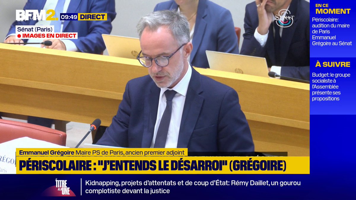 Périscolaire: "Au 31 août, nous en sommes à 195 suspensions dont 74 pour violences sexuelles sur mineurs", annonce le maire de Paris Emmanuel Grégoire #BFM2