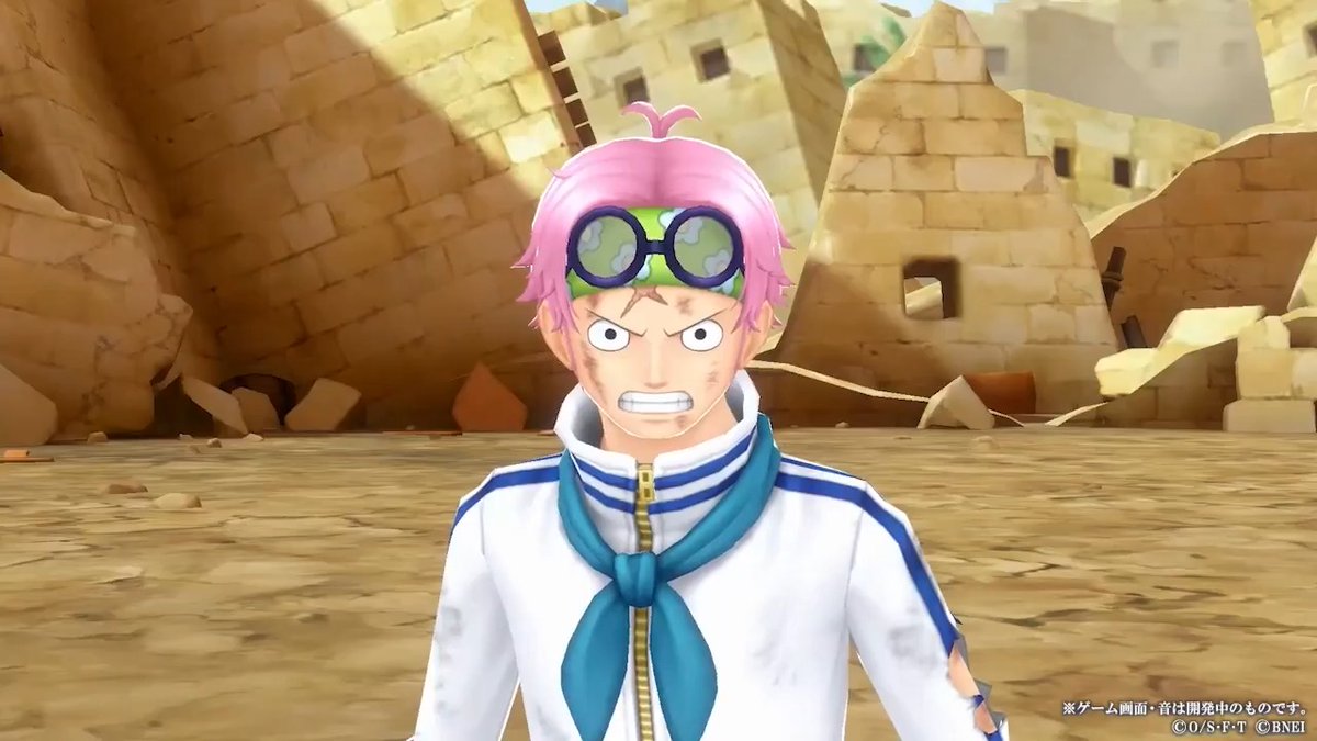 【新キャラ紹介】 ■海軍本部／SWORD コビー 赤属性/ディフェンダー 「実直拳骨」は自チームのお宝エリア内で使用するとヘルメッポがお宝エリアを防衛し、 コビーが奪取中の自チームのお宝エリアのもとへ移動して攻撃することで複数のお宝エリアを守れるぞ🛡️ #バウンティラッシュ #ONEPIECE