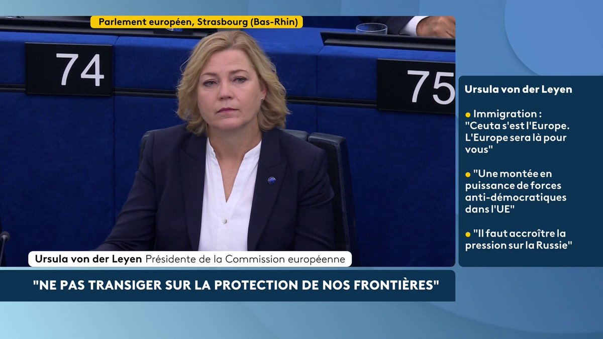 🔴 Interdiction des réseaux sociaux aux moins de 13 ans : "Il est temps d'agir", assure Ursula von der Leyen. "Chaque âge aura donc son niveau de protection approprié". #canal16