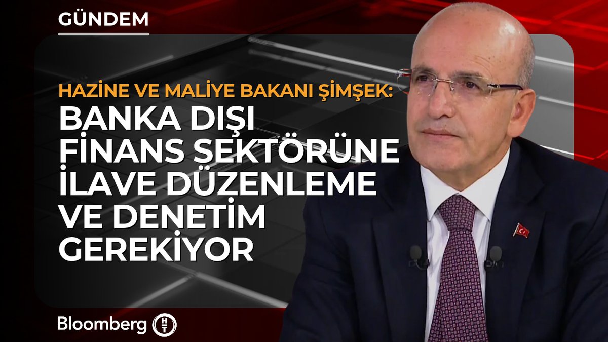 Hazine ve Maliye Bakanı Mehmet Şimşek: 📍Banka dışı finans sektörüne ilave düzenleme ve denetim gerekiyor 📍Bankacılık ve banka dışı finans sektörü küresel anlamda yaptırım risklerini minimize etmek için sorumlu davranmalı