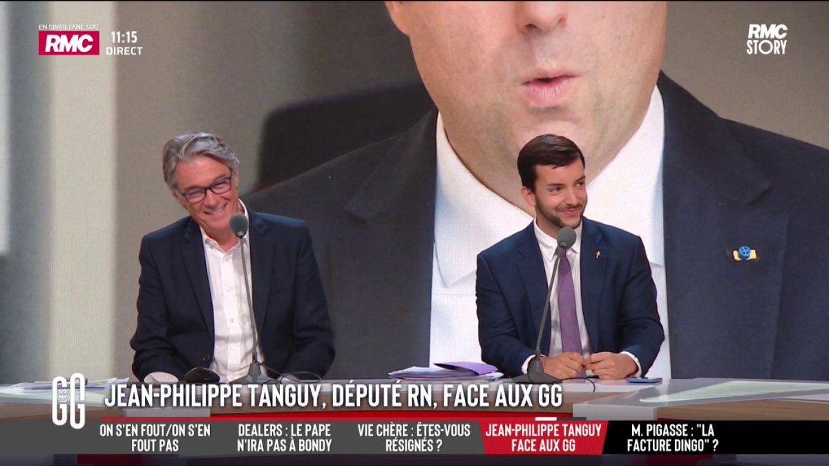 🚨 Le député RN, Jean-Philippe Tanguy Ⓜ️, répond à Emmanuel de Villiers : "J'assume être un petit marquis libertin." 🤣💥 #GGRMC