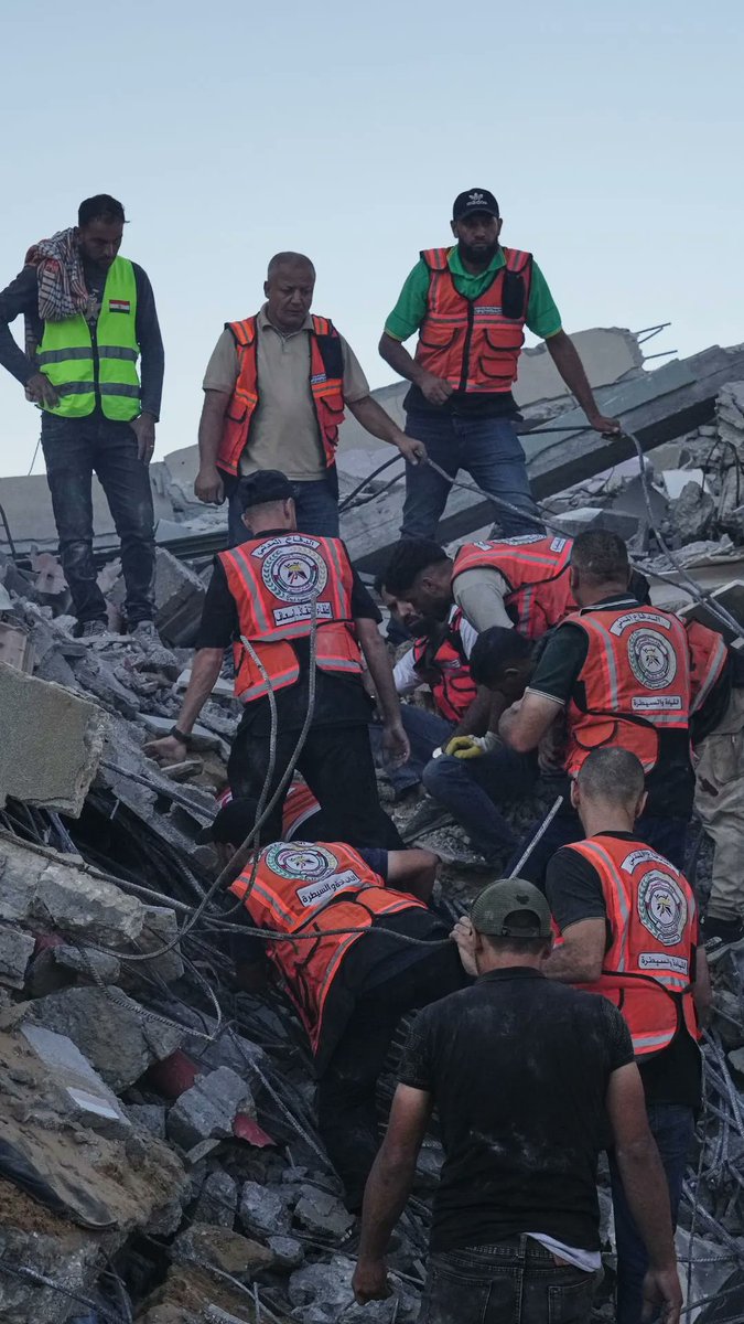 A building collapsed in Gaza City on Wednesday, killing several members of displaced families living in the edifice that was damaged by strikes early in the war. Children and women were among the victims. Emergency services and others rushed to the scene to rescue people from under the rubble. Dozens are reported to be missing.