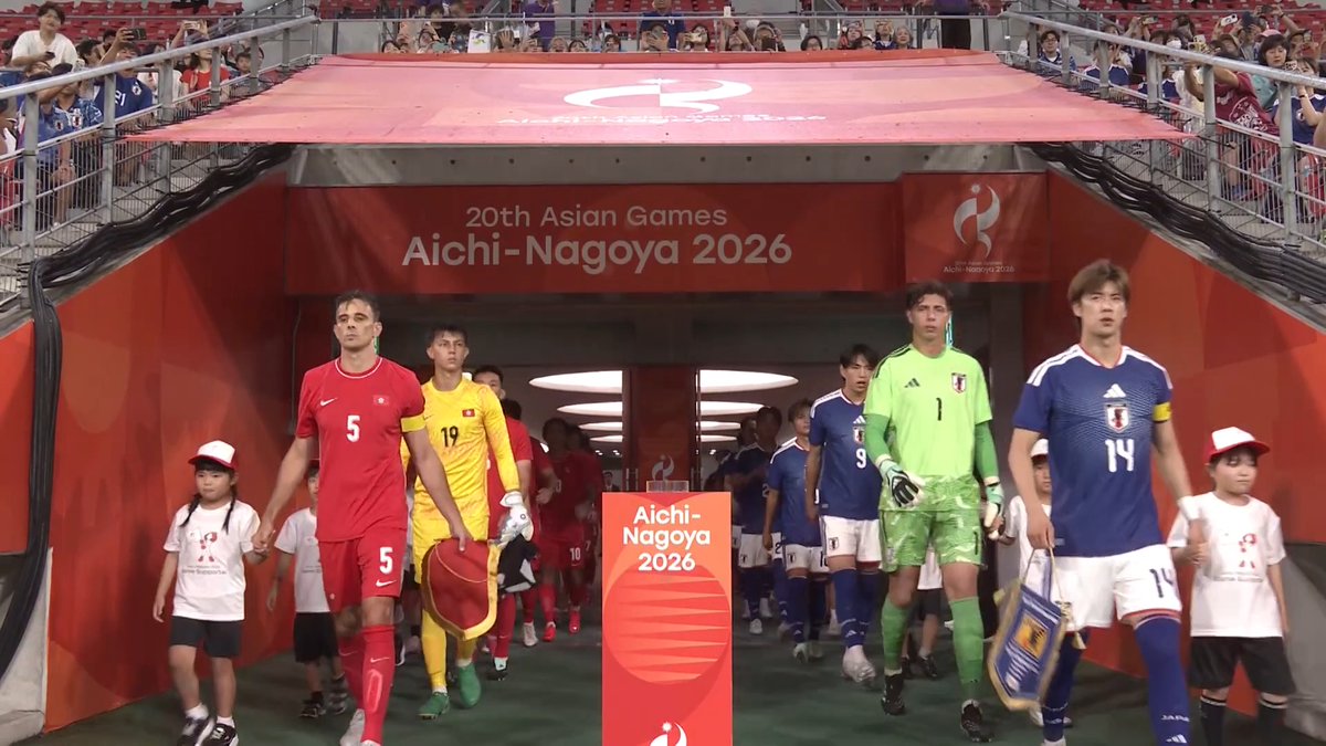 【#アジア大会愛知名古屋】 #TBS 系列で独占放送中‼️📡 ✅サッカー男子・グループステージ 第1戦⚽️ 日本🇯🇵vs香港🇭🇰 いよいよキックオフ⚽️ みんなで #サッカー日本代表 を応援しよう📣📣 📺TBS系列独占生放送 放送スケジュールはコチラ 💻U-NEXTで複数チャンネル同時生配信▷ 📲TVerでもLIVE配信▷ #U21日本代表 #サッカー日本代表