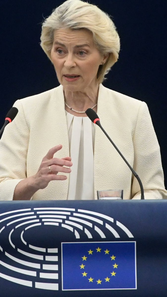 European Commission President Ursula von der Leyen on Wednesday proposed banning children under 13 from accessing social media, online games and chatbots during her annual State of the European Union speech in Strasbourg.