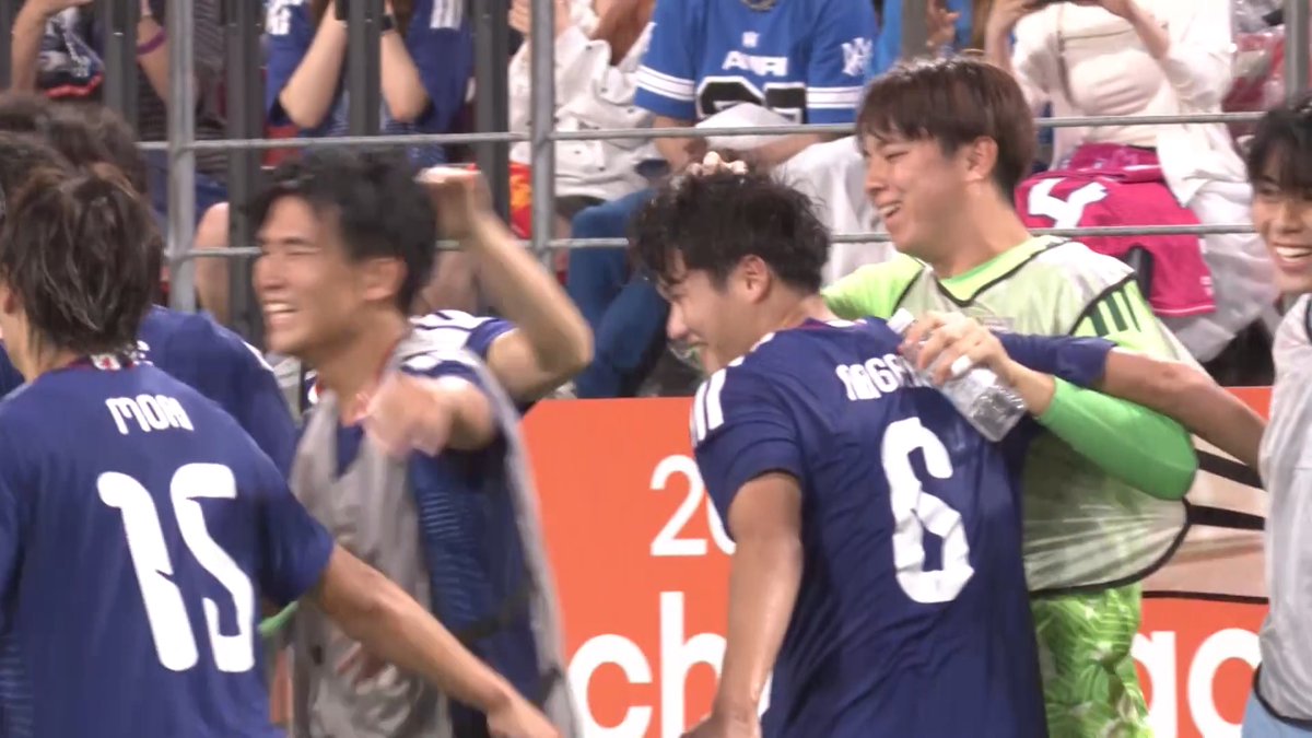 永野修都が滑り込みながらシュート👟 コーナーキックから決定的な追加点！⚽️ 🏆第20回アジア競技大会（2026／愛知・名古屋） ⚔️グループステージ第1節 🇯🇵#U21日本代表 vs ホンコン・チャイナ代表🇭🇰 #サッカー日本代表