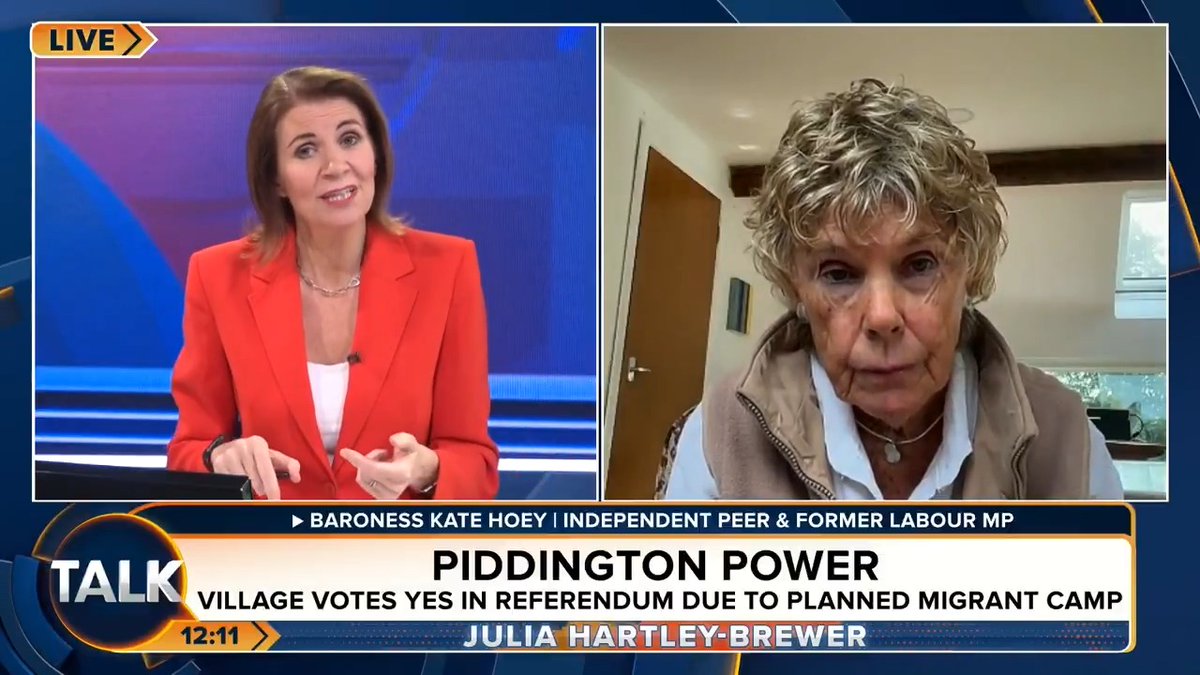 🚨"We have to deport these people as quickly as possible!" Baroness Kate Hoey says Labour has to change it's stance on illegal migration and leave the ECHR. Julia Hartley-Brewer | Kate Hoey