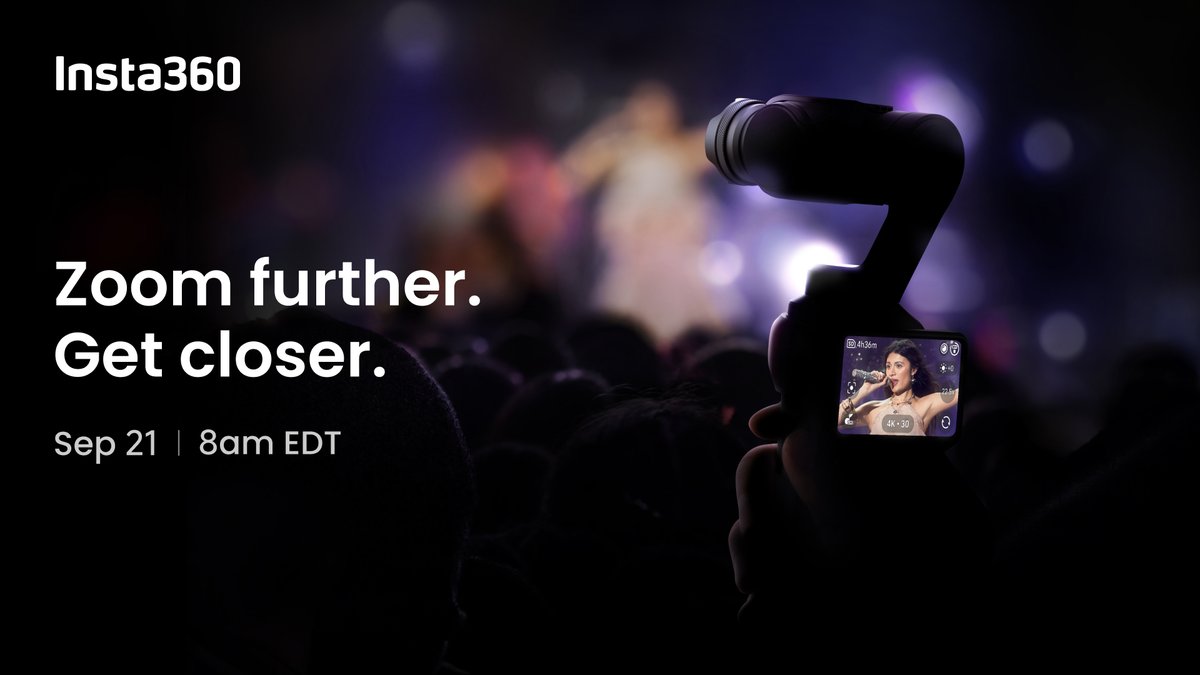 Zoom further. Get closer. 🔭 The ultimate zoom update is coming to Luna Ultra, with a new mode for live shows, enhanced zoom, and more! Coming September 21. What are you shooting with the new update?