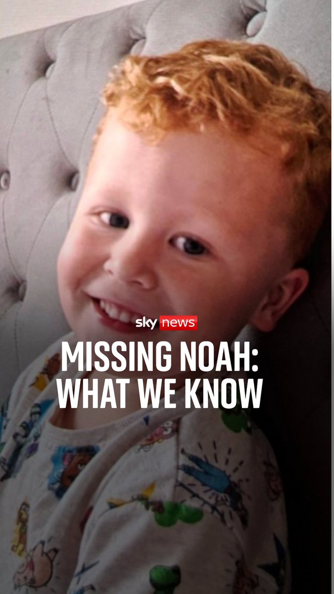 Three-year-old Noah Woods went missing from a playground, launching a major search operation in Brantham, Suffolk. Noah, 3, has been described as non-verbal and partially deaf, causing complications in the search Sky's Barnaby Papadopulos reports