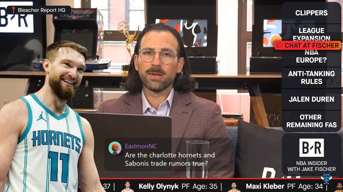 🎙️ Jake Fischer: "I do think interest from the Hornets is still generally there... I don't think Charlotte is motivated to meet the Kings' asking price, but if the price comes down, I would think that Charlotte is still a team to monitor in Sabonis' ultimate trade landscape." 🤨