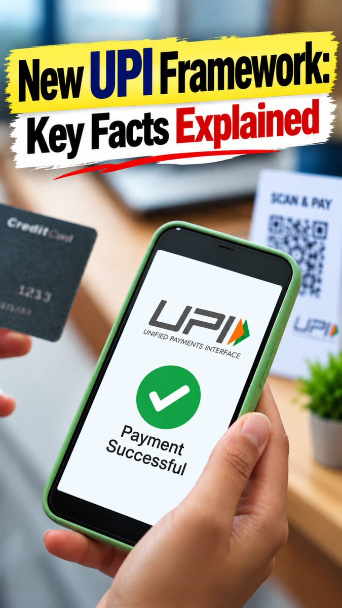 Is UPI no longer free❓ Let’s separate facts from confusion!✅ ▪️Person-to-person UPI payments remain completely free, irrespective of the amount transferred. ▪️For merchant payments, transactions up to ₹2,000 remain free of MDR. 🎥 Watch the video to know the facts about the new UPI framework. #UPI #DigitalIndia Ministry of Finance