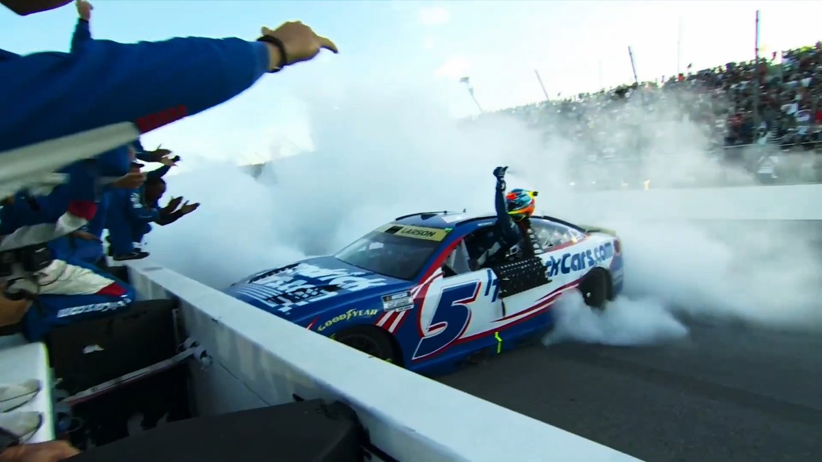 You can fight him, follow him or try to beat him. The only thing you can't do is underestimate Kyle Larson.