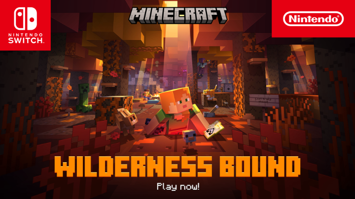Ready to take on the great outdoors... in Minecraft? 🌲 Play the Wilderness Bound drop now on Nintendo Switch: