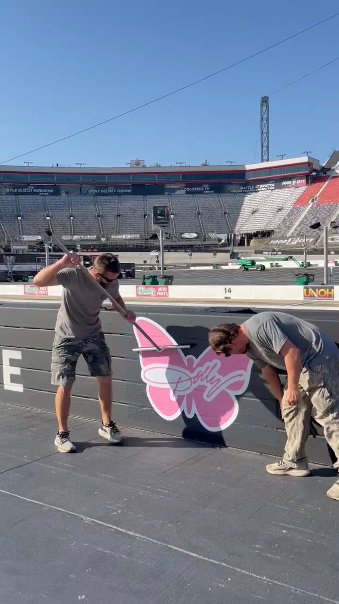 Dolly Parton’s pink butterfly takes flight this race weekend! 🩷🦋 Read more 👉