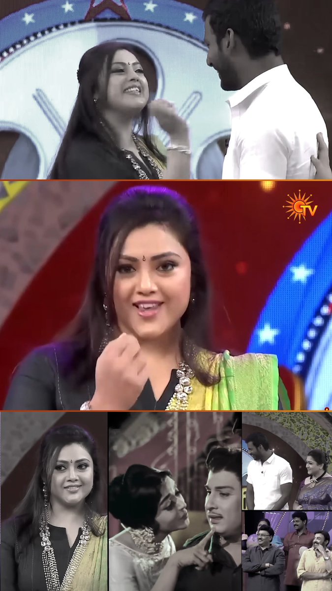 Throwback to when Meena brought the classics to life #SunTv #SunTvThrowback #SunDigital #Meena #Vishal