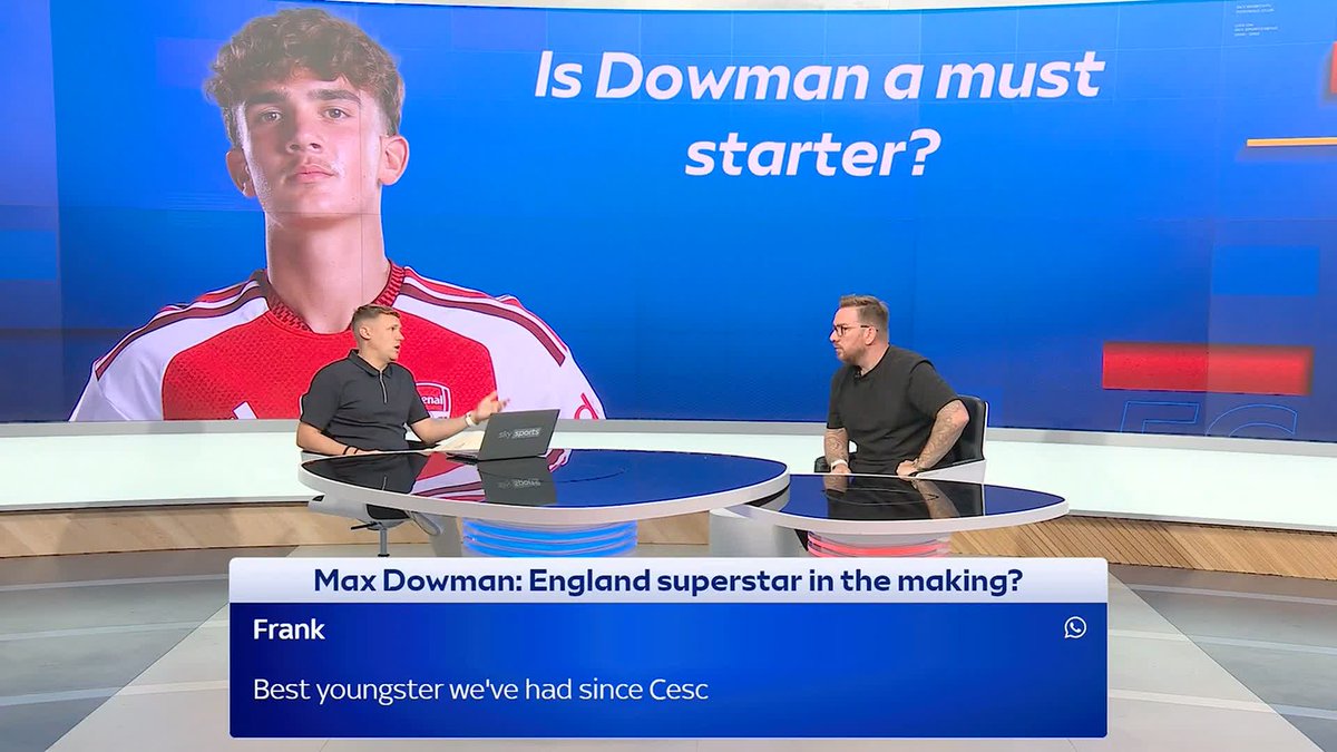 "Arsenal produce amazing young players" 💭 Jamie O'Hara doesn't believe Max Dowman should be regarded as a must starter for Arsenal yet but believes he is a superstar for the future 🤩
