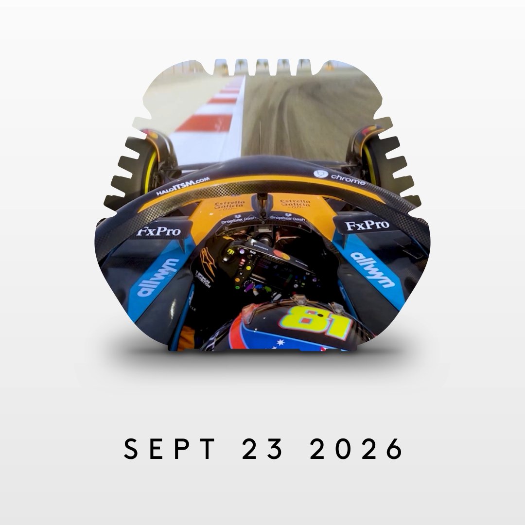Exciting drops are speeding into view during Logitech G PLAY 2026 🏁 Tag your crew and catch the livestream together on September 23rd, 9AM PST. s/o McLaren Mastercard Formula 1 Team McLaren F1 Sim Racing Team