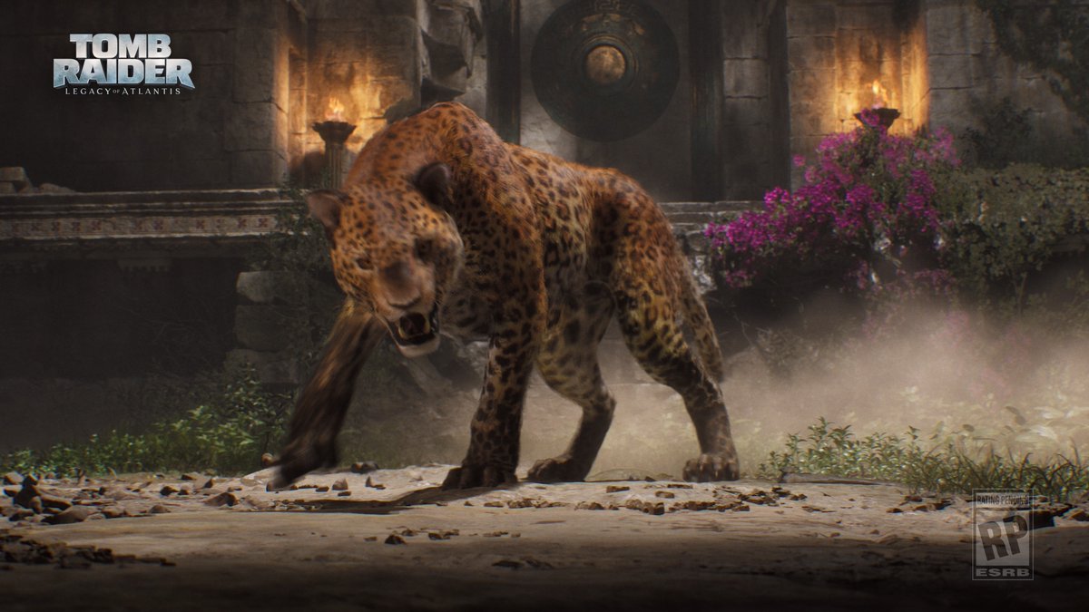 This big cat is not your friend 😨 Combat gameplay from Tomb Raider: Legacy of Atlantis!