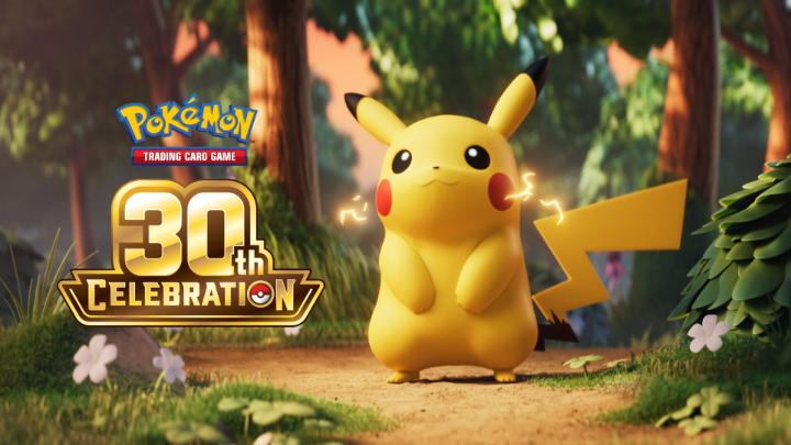 Ring in 30 years with #PokemonTCG: 30th Celebration, available now! 🎉 Party all day and night with stunning artwork, Pikachu rare cards, and more in this celebratory TCG expansion!
