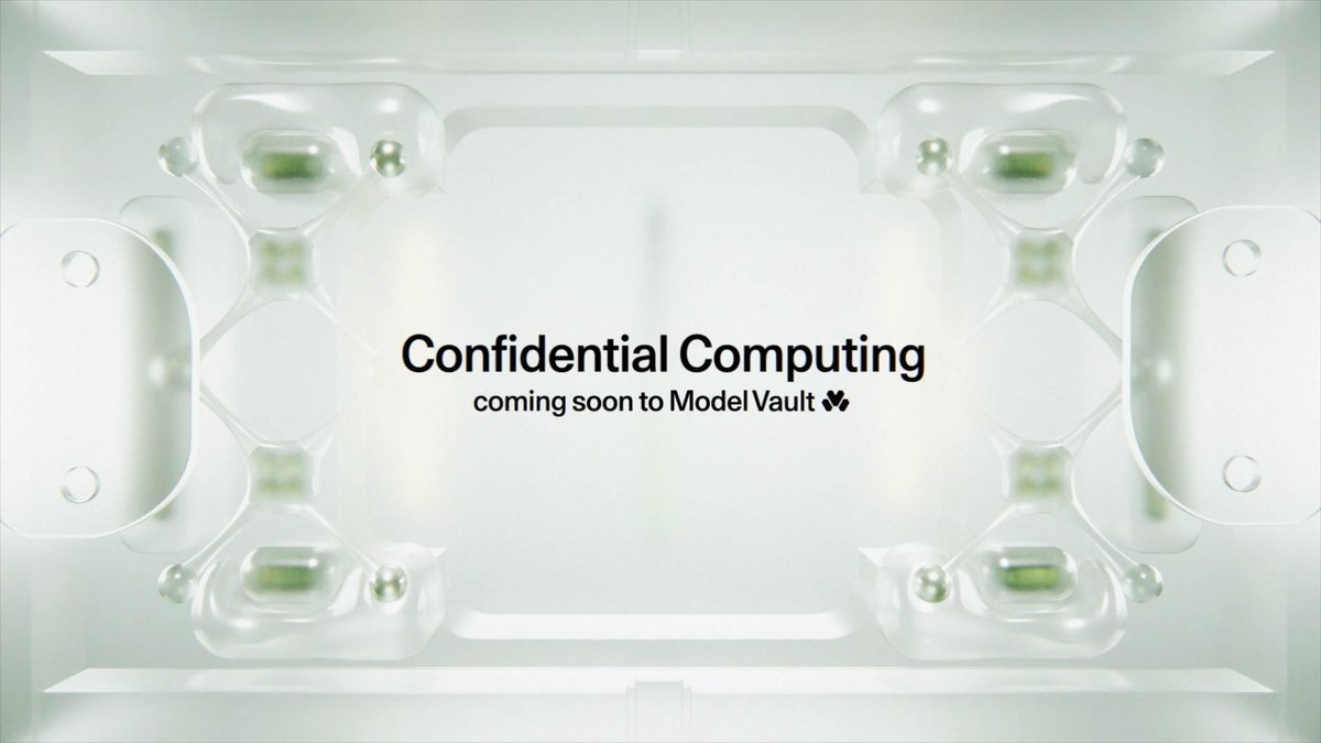Your data is already encrypted at rest and in transit. But what about in use? Introducing Confidential Computing in Model Vault: where nothing and no one can access your workloads (yes, not even us).