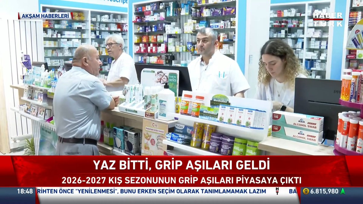 📌Yaz bitti, grip aşıları geldi. 2026-2027 kış sezonunun grip aşıları piyasaya çıktı.