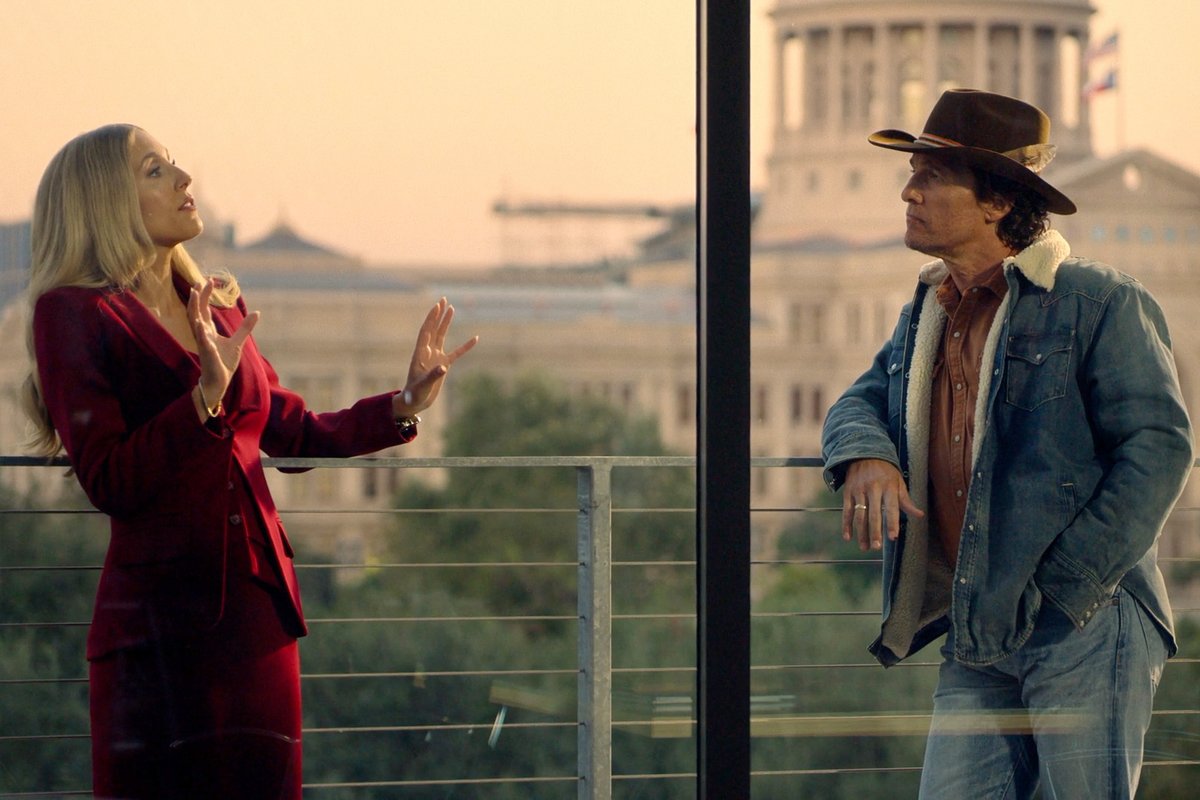Matthew McConaughey is getting into character. #Brothers — September 23