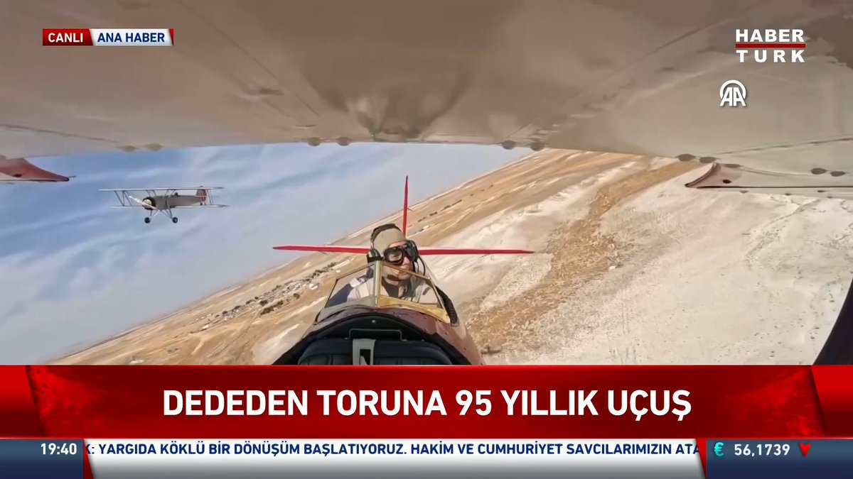 📌Dededen toruna 95 yıllık uçuş. Vecihi 14, Hürkuş'un torunu Lee Vecihi ile yeniden gündemde.