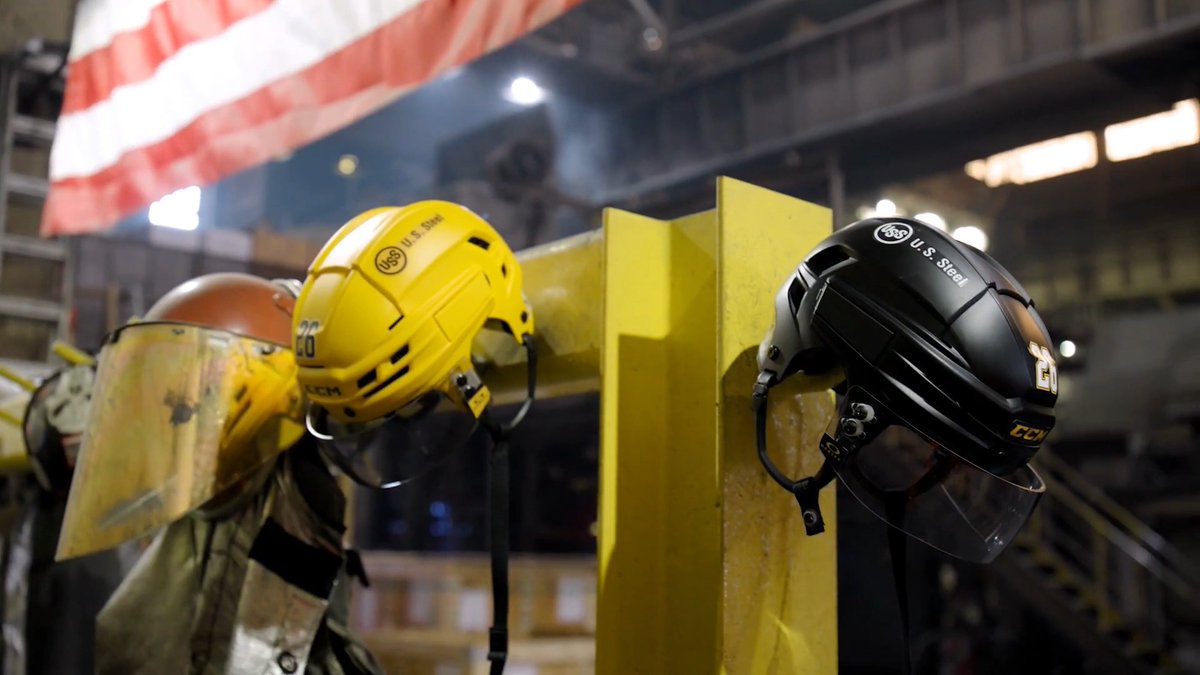 A product of the Pittsburgh way. The Penguins are excited to announce that U. S. Steel will be the team's official helmet partner beginning with the 2026.27 season. Details: