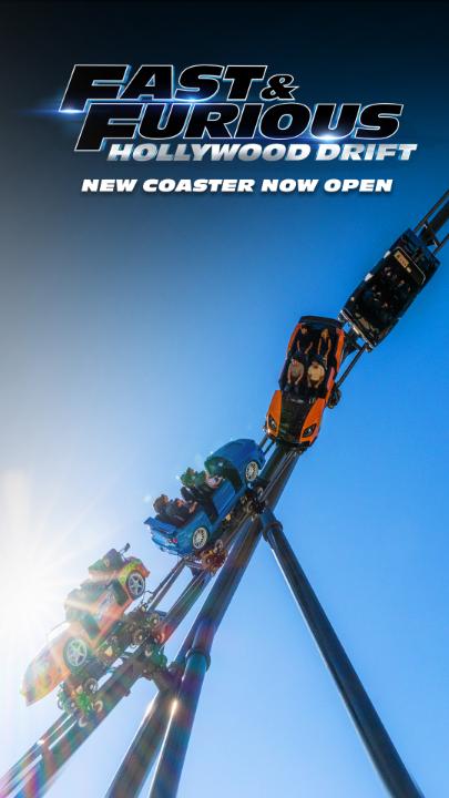 Pull up with your crew. It’s time to ride Fast & Furious: Hollywood Drift, now open at Universal Studios Hollywood!