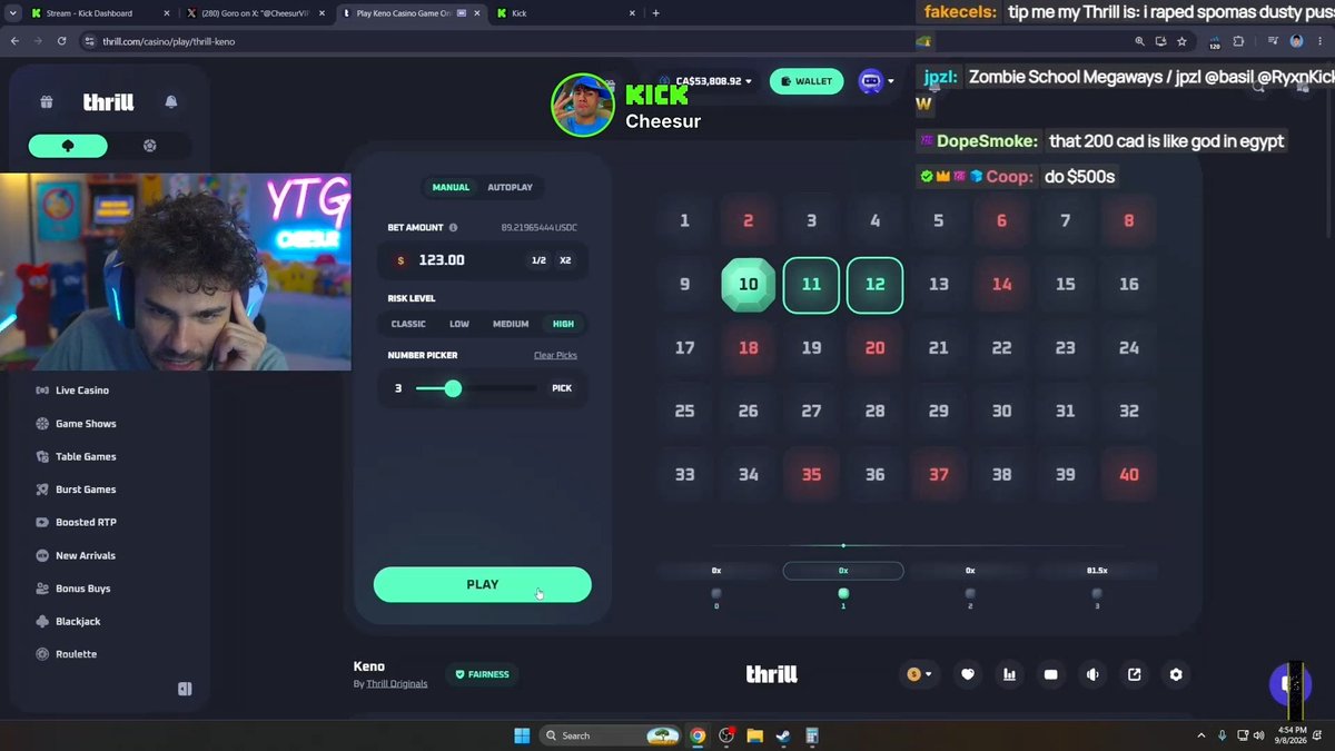 When CheesurYTG pulls out the lucky song, you know its hitting... Dream on 🎸