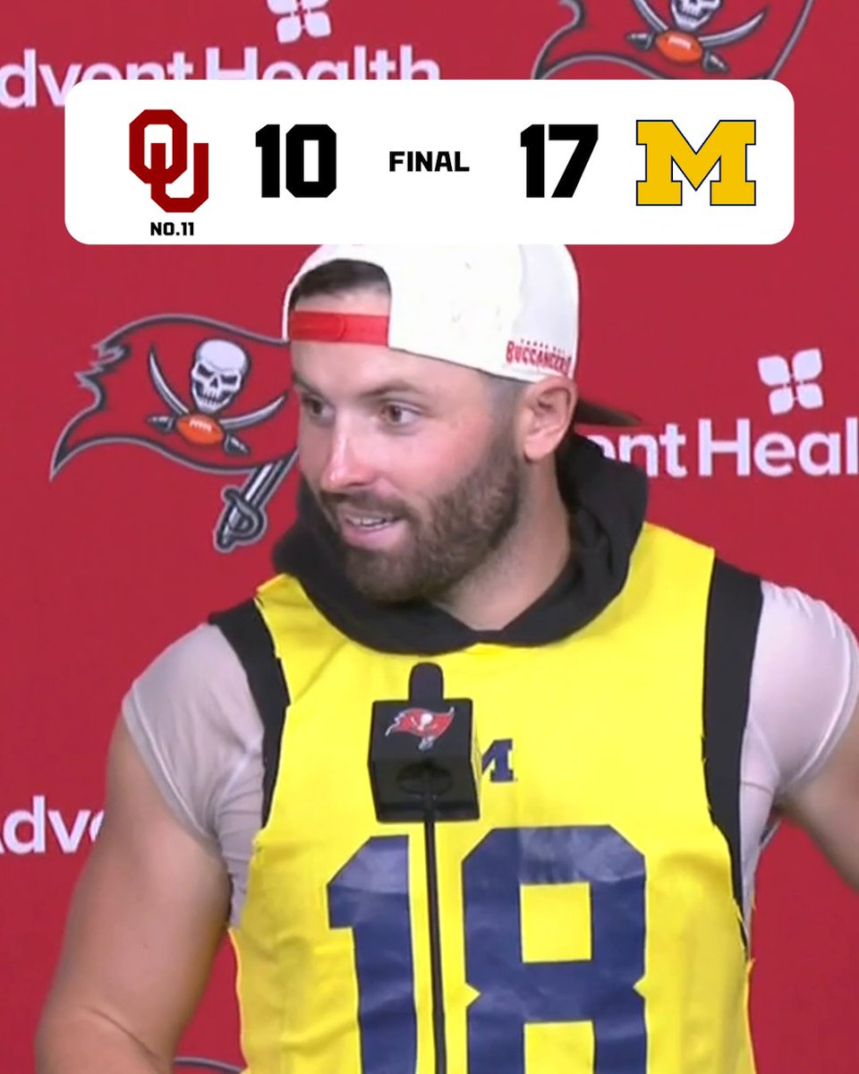 Tough break for Baker Mayfield and the Sooners 😭