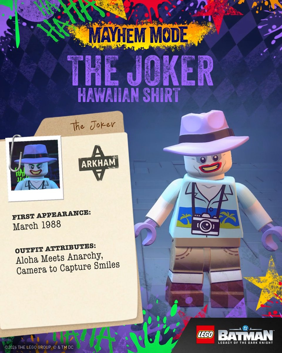 He’s on North Island time. 🎪 #LEGOBatmanGame