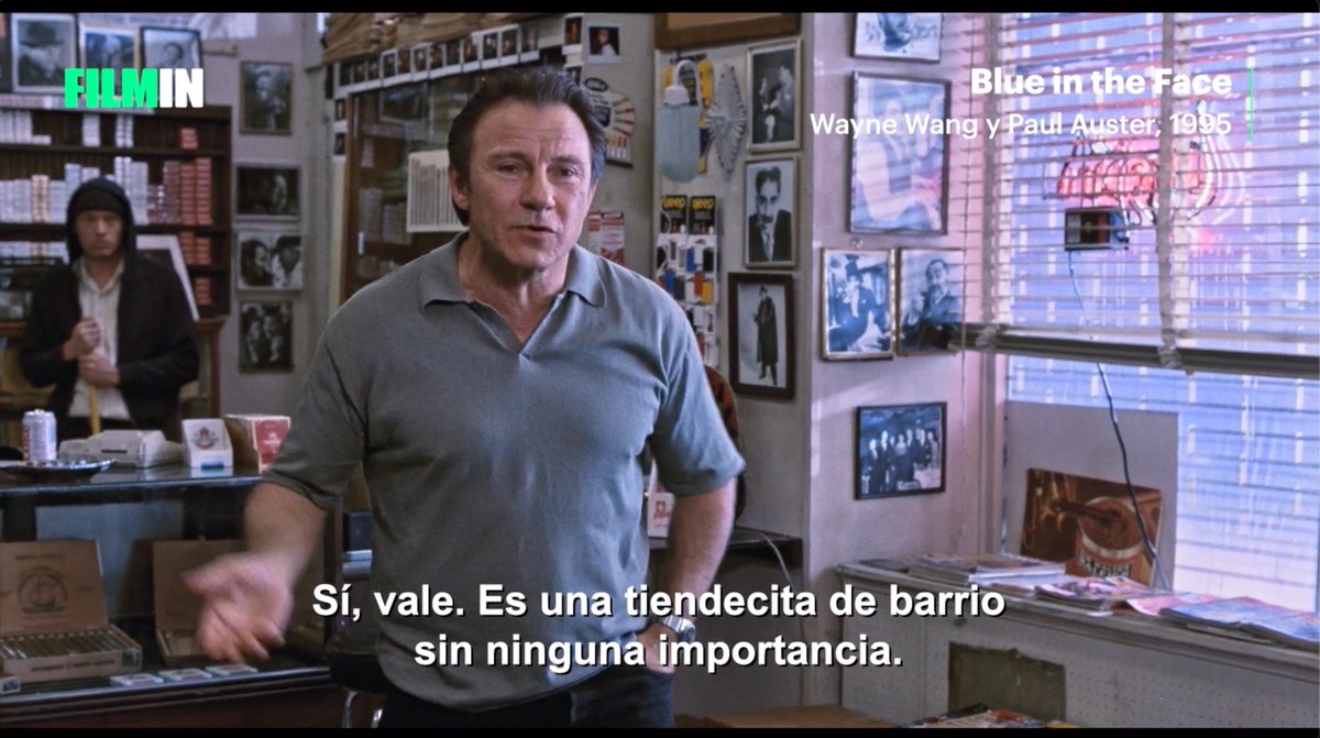 Perdona, una tiendecita de barrio con MUCHA importancia. Volvemos a Brooklyn, a nuestro estanco con conversaciones escritas por Paul Auster ❤️ “Blue in the Face” (aka “Smoke” 2) ya en Filmin.