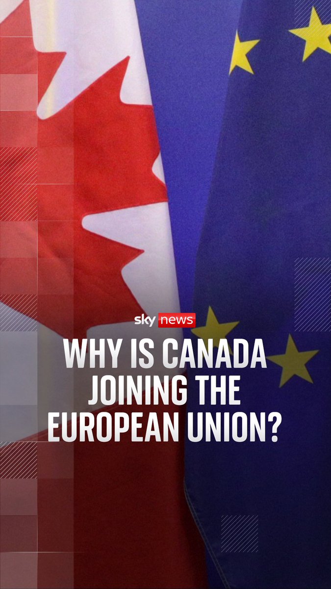 Why is Canada joining the European Union? U.S. President Donald Trump’s tariffs and repeated talk of making Canada the 51st state have pushed Canada to seek closer economic and security ties with Europe, Sky’s Alistair Bunkall explains