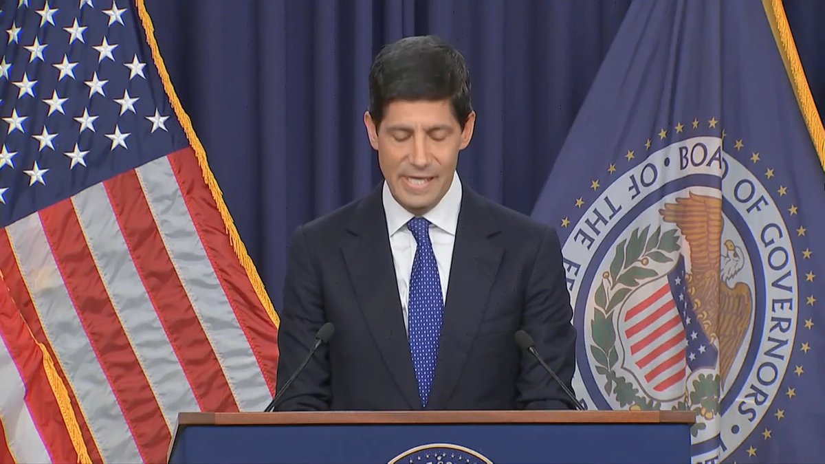 Fed's Kevin Warsh says "this committee will deliver price stability." "Today's policy action will support a timelier return to the committee's 2% goal," Warsh said in a policy meeting on Wednesday.