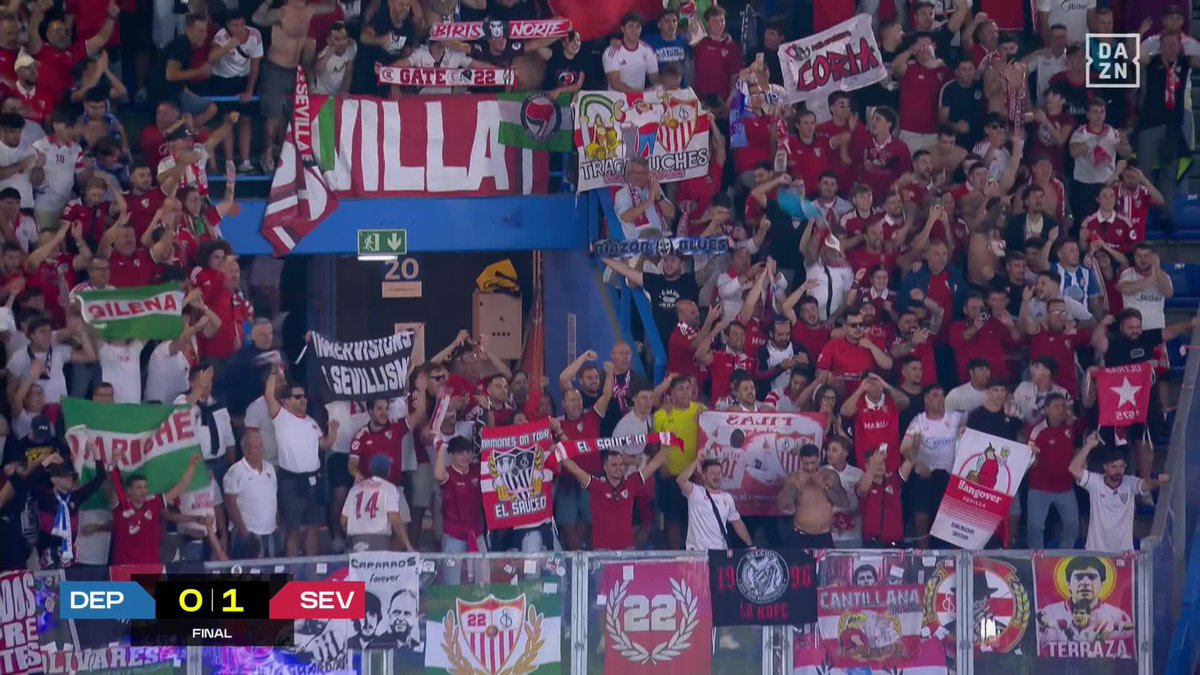 900 kilómetros de distancia, un miércoles de septiembre... ESTA ES LA GENTE DEL Sevilla Fútbol Club, ESTA ES UNA AFICIÓN QUE NUNCA FALLA ⚪🔴 #LALIGAenDAZN ⚽
