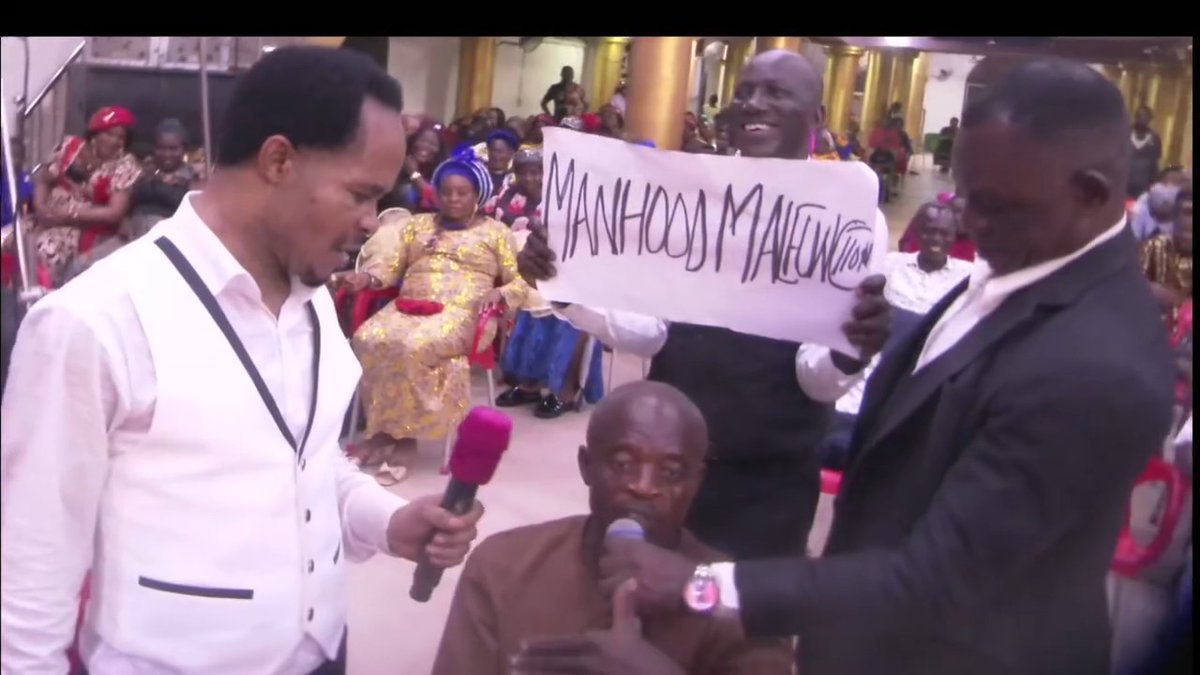 Between Pastor Odumeje and a man who came to complain that his manhoød is not working👀👀