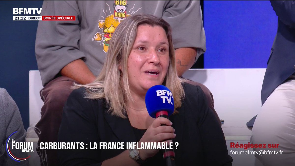 Crise des carburants: "De 90 euros le plein, je suis passée à 130 euros", pointe Sabrina, assistante administrative #ForumBFM