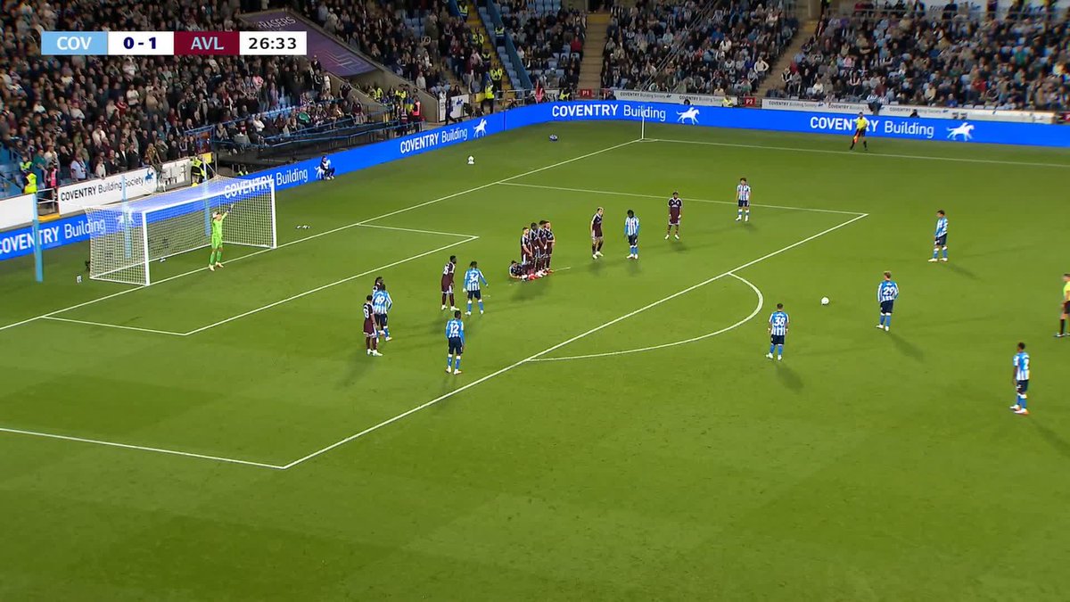 Victor Torp with a perfectly placed free-kick! 👏