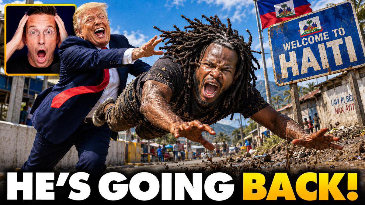 Trump Just DEPORTED a Viral Haitian Illegal And He Threw a Psychotic MELTDOWN on The Deportation Flight The illegal who screamed “I’m not going back to Haiti” — just got sent back to Haiti. He was convicted of 17 different crimes but it took 19 months to remove him. We need to expedite this immediately. Of course he melted down and threatened Trump’s family on the flight home. Got what I voted for again.
