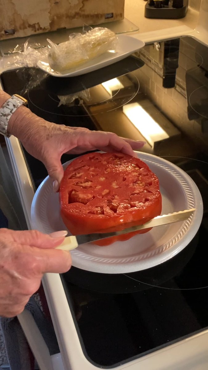 Tomato season in Ohio is always gorgeous, but THIS beauty from Ken and Kathy in Grandview Heights may just top the lot. They say, "nothing better in the summer than toast and tomato sandwiches!" Who else agrees?