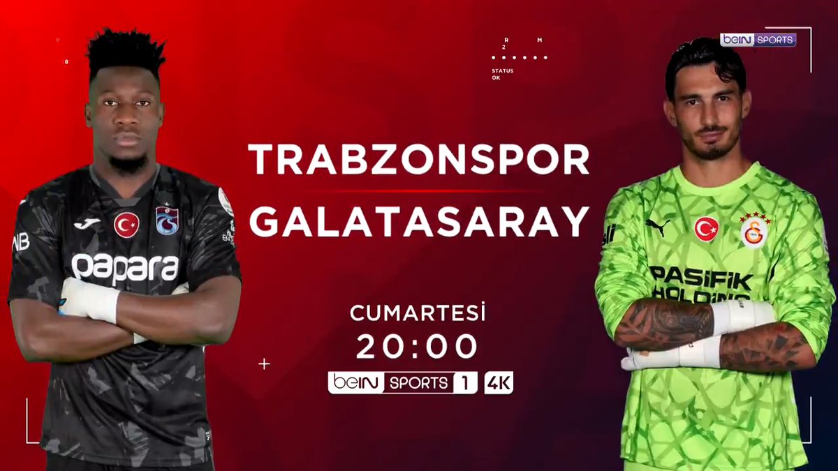 ⏳ Dev mücadele öncesi taraftarların heyecanlı bekleyişi sürüyor! 🔴🔵 Trabzonspor x Galatasaray 🟡🔴 📺 #beINSPORTS 1 🗓️ 19 Eylül Cumartesi ⏰ 20.00 🏟️ Papara Park 🎙️ Murat Yenersoy #TrendyolSüperLig