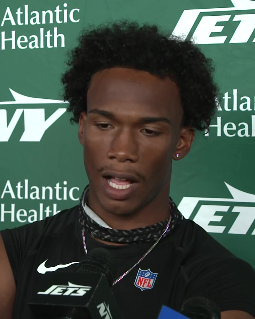 Garrett Wilson says the Jets feel like they owe it to the fanbase to give them football to cheer about: "Their loyalty is never in question. There hasn't been much to root for, and we're all aware of that. We owe it to them...our fans are special."