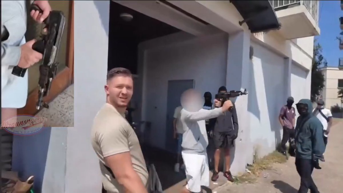 German Youtuber, Lucky L 030, went to Lyon, France to see what life was like there. Of course, there's virtually no French people there and the military age invaders don't have legitimate jobs and are shooting AKs and pistols randomly in the city. I guess the French citizens are the backstop here 👀 I watched the full video and took a couple of screen grabs (see inset below) and one of the AKs appears to be a Zastava that was previously de-milled but it's clearly now back in working order. Avoid military age foreign invaders and the cultural enrichment they bring accordingly... #CityLife #diversity #lyon #france #french #invasion #holywar #caliphate #islamique #étranger