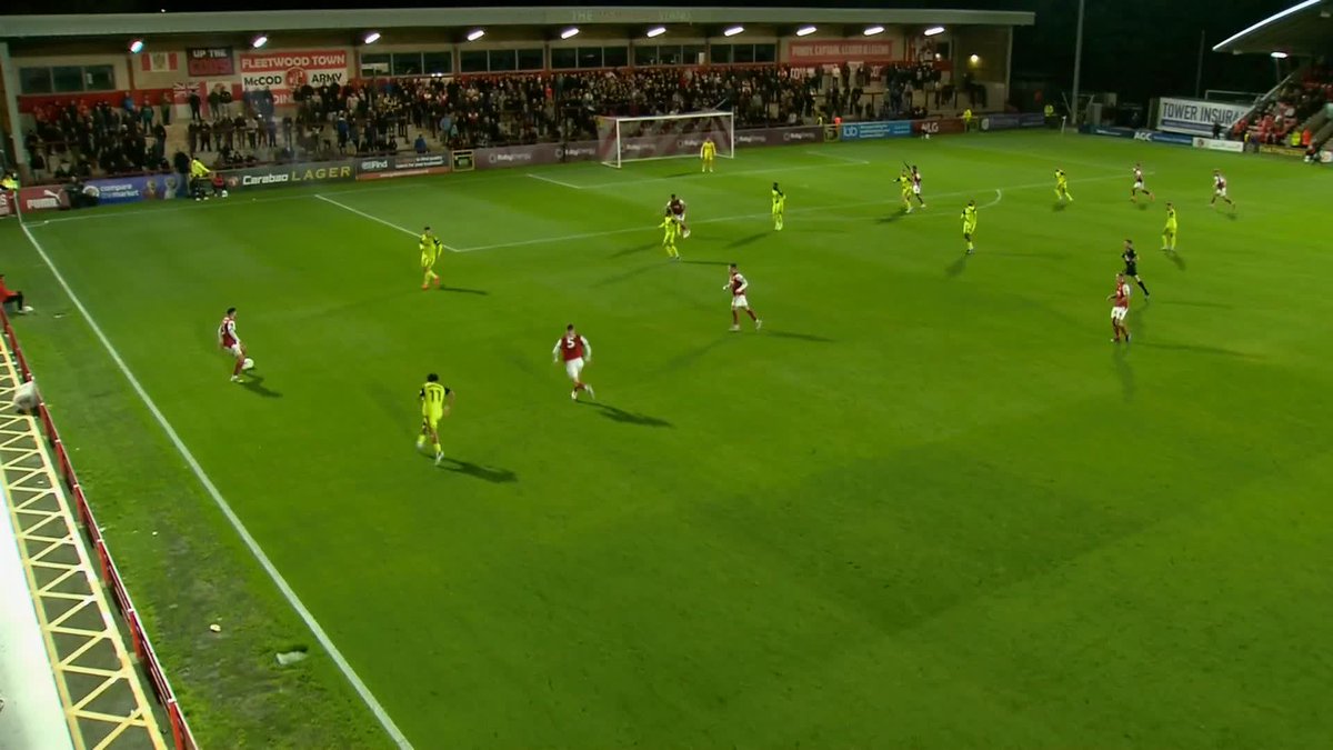 An own goal gives Fleetwood Town the lead against Sheffield United! 👀